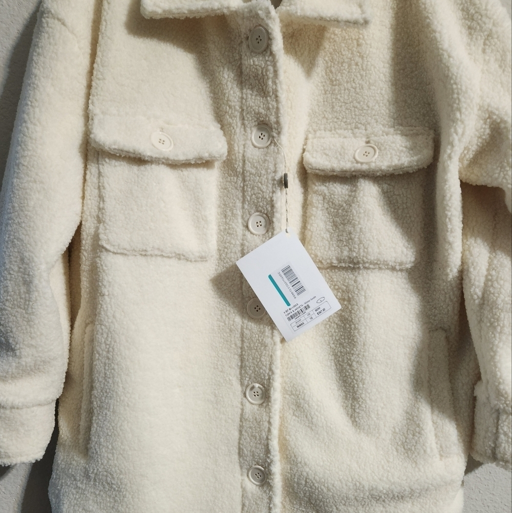 Muubaa NWT Portia Longline Faux Fur Shacket Women’s US 8 (UK 12) - Picture 8 of 10